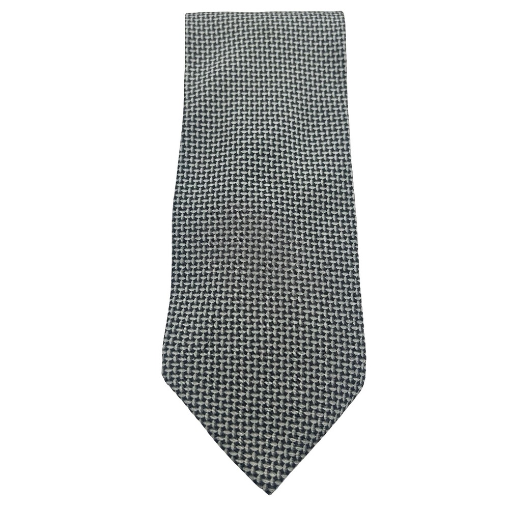 Armani Collezioni Vintage Silk Tie 59" x 4" Geometric Made in Italy Menswear